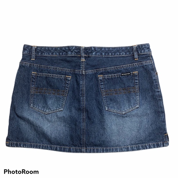 Aeropostale Denim Mini Skirt - Picture 4 of 8